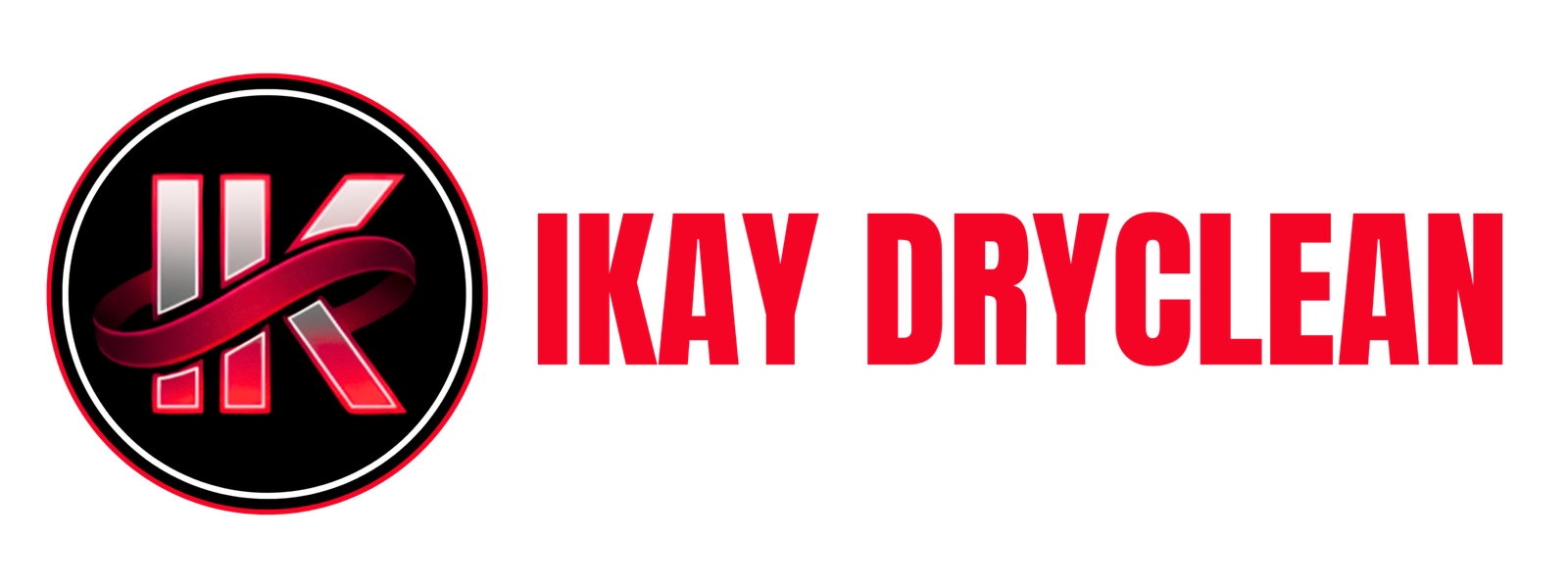 ikay dryclean logo with text